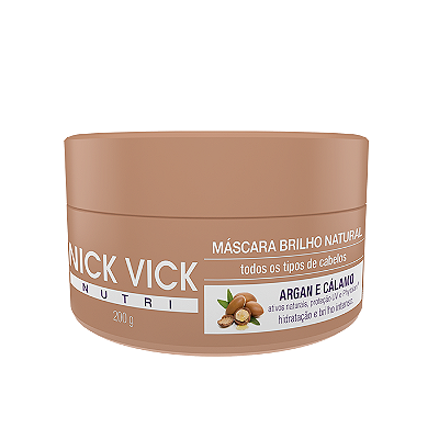 Máscara Brilho Natural Nick Vick Nutri 200g