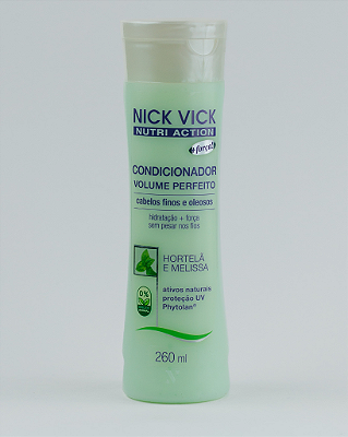Condicionador Volume Perfeito Nick Vick Nutri Action 240ml