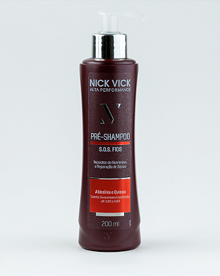 Pré-Shampoo S.O.S. Fios Nick Vick Alta Performance 200ml