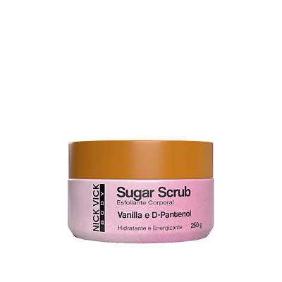 Esfoliante Corporal Sugar Scrub Nick Vick Body Vanilla 250g