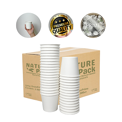 Pote Papel Branco 160ml Caixa 1500un