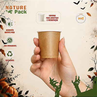 Copo de Papel 60ml - Nature Pack para Café e Degustação – EcoZ