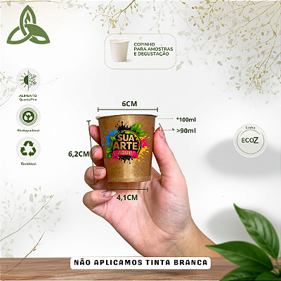 Copo de Papel 60ml - Personalizado Nature Pack para Café e Degustação – EcoZ