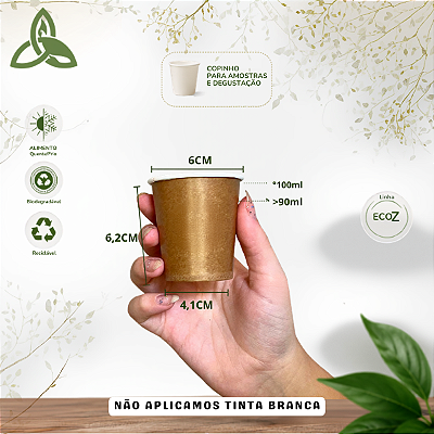 Copo de Papel 90/100ml - Nature Pack para Café e Degustação – EcoZ