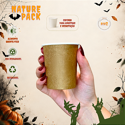 Copo de Papel 140ml - Nature Pack para Café e Degustação – EcoZ