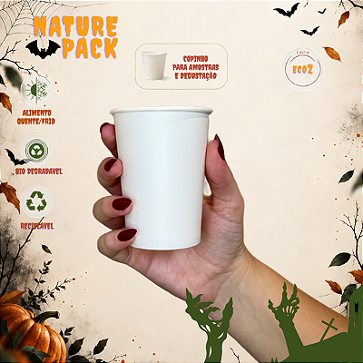 Copo de Papel 200ml - Nature Pack para Café e Degustação – EcoZ