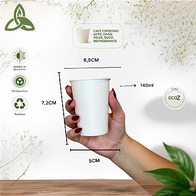 Copo de Papel 200ml - Nature Pack para Café e Degustação – EcoZ