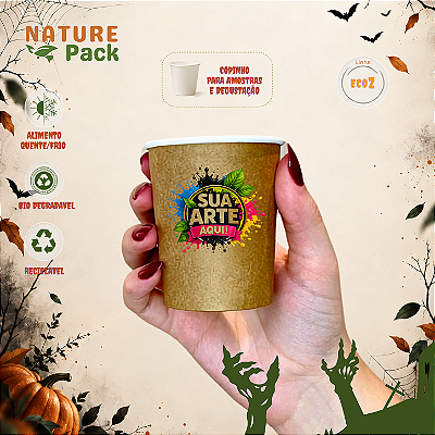 Copo de Papel 140ml - Personalizado Nature Pack para Café e Degustação – EcoZ