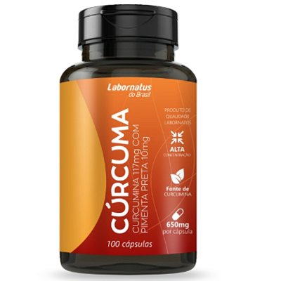 Cúrcuma com Pimenta Preta -  100 cápsulas