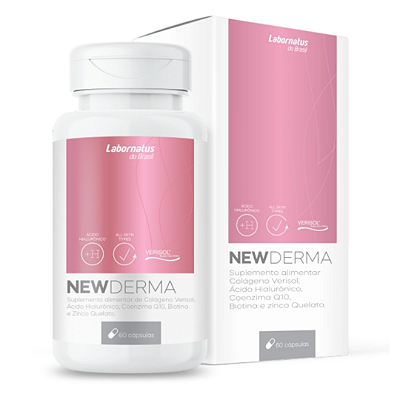 New Derma - Colágeno Verisol, Ácido Hialurônico, Biotina