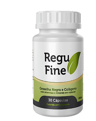 Regu Fine - Groselha Negra 30 cáps. (Original) Inibidor