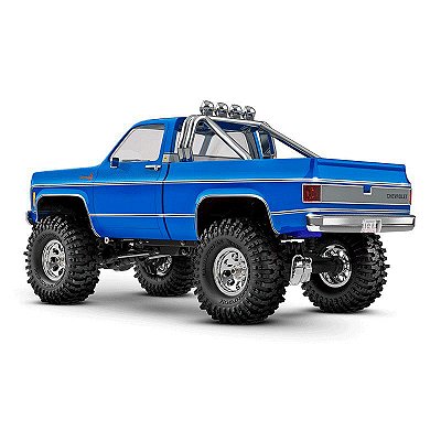 Automodelo Traxxas 1/18 Trx 4 Cheyenne 79 k10 Crawler Rtr Tq Azul 97064-1