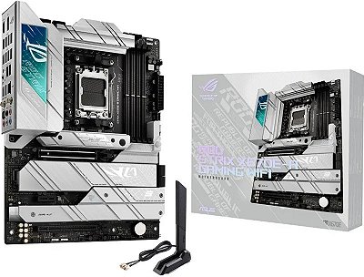 Placa-Mãe Asus Rog Strix X670e-a Gaming, AMD Am5, Atx, Ddr5, Wi-fi