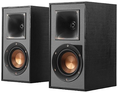 Caixa de som bookshelf klipsch R-41pm monitor bivolt preto par