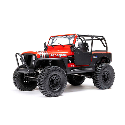 Automodelo Axial SCX10 III Jeep CJ-7 1/10 4WD Vermelho