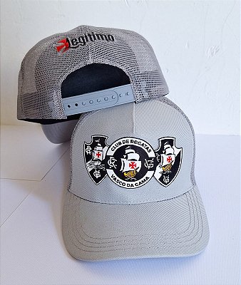SUPER CAP - BONÉ ESCUDOS GERAÇÕES CINZA PRATA - VASCO | LEGÍTIMO