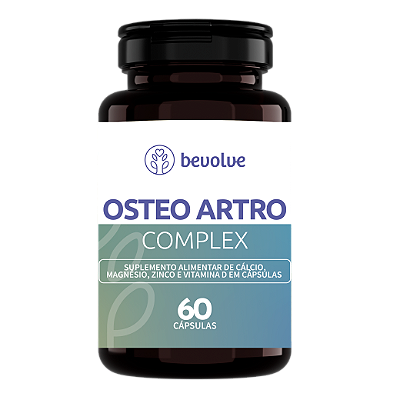 Osteo Artro Complex - 60 Cápsulas Cálcio Magnésio Zinco - Saúde dos ossos