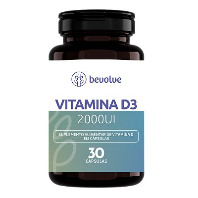 VITAMINA D3 2000 UI - 30 Cápsulas