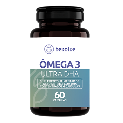 ÔMEGA 3 ULTRA DHA -BEVOLVE - 60 Cápsulas