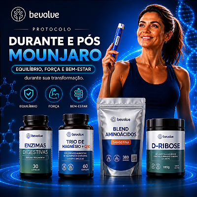 Protocolo Durante e Pós-Mounjaro ✨ Equilíbrio, força e bem-estar durante sua transformação