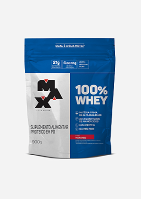 100% Whey Protein (refil-900g) Max Titanium