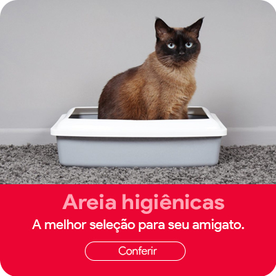 Mini banner Areias higiênicas