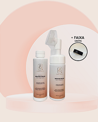 Mousse de limpeza facial Pureza Beauty + Refil 150ML