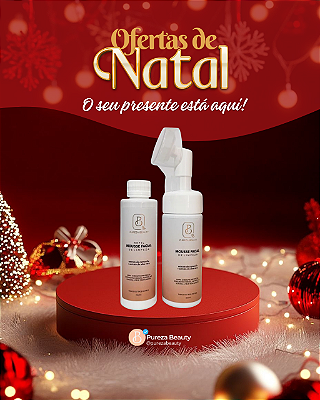 Mousse de limpeza facial Pureza Beauty + Refil 150ML