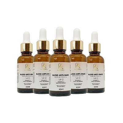 Kit Pureza Beauty Sérum Hidratante Facial Vitamina C - Pague 3 e Leve 5