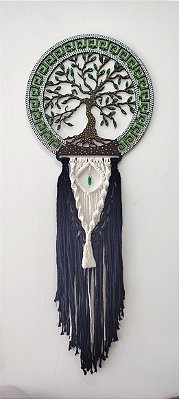Arte Geométrica Pontilhismo - Árvore da Vida
