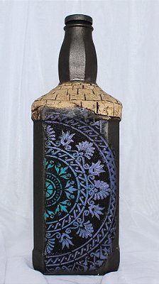 Garrafa de Vidro para Decoração