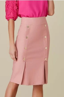 Saia Penelope - Rose Escuro - M de Maria
