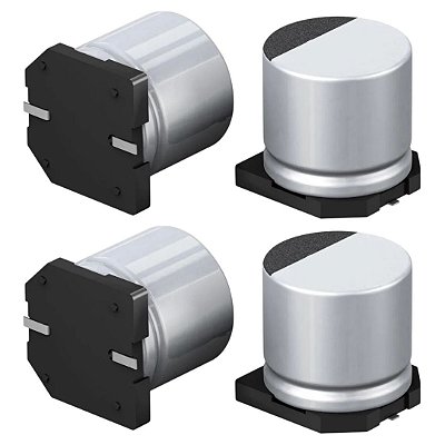 Capacitor 22uF 10V SMD 5x5.4mm Eletrolítico Nichicon UWT1A220MCL1GB