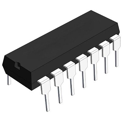 CI Amplificador Operacional de Precisão AD713JN Quad DIP-14 PTH