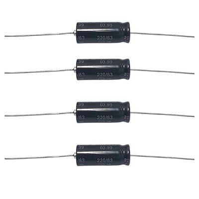 Siemens Capacitor Eletrolítico 220uF 63V 12x30 Axial