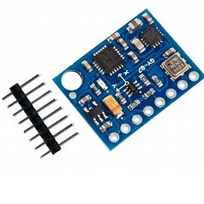 Módulo GY-87 10DOF – Sensor Inercial com Acelerômetro, Giroscópio, Magnetômetro e Barômetro