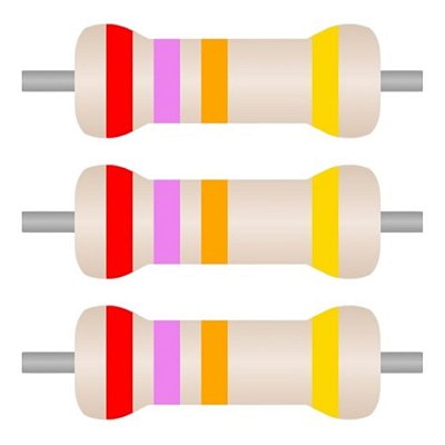 ROHM SFR16S Resistor Filme Metálico 27KΩ 0.25W 5% - Kit 100 Peças