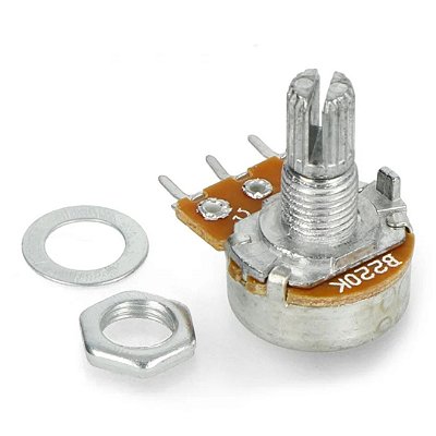 Potenciômetro 220K Linear Tipo B Eixo 20mm Modelo WH148-1