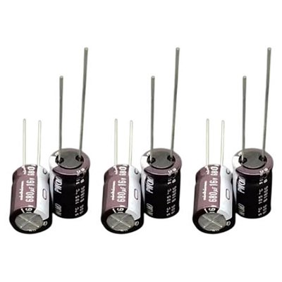 Capacitor 680uF 16V 10x20mm PW Eletrolítico Nichicon