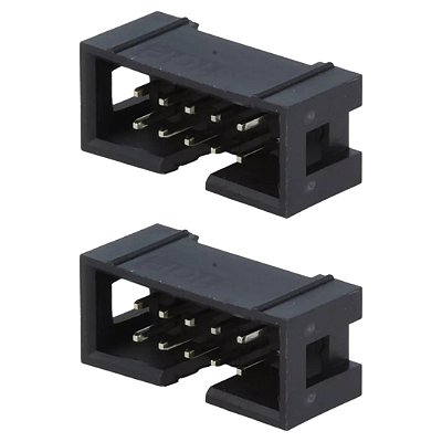 CONNFLY Conector PCB Box Header Macho 10 Pinos 180º DS1013-10SSIB1-B-0