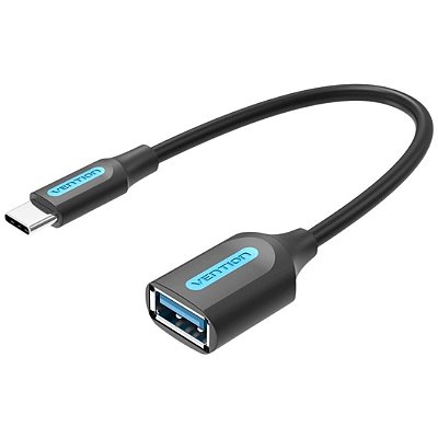 Vention Cabo Conversor OTG USB-C Macho x USB-A Fêmea 24.2cm