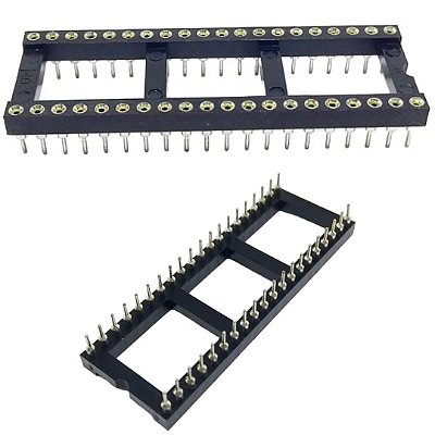 Socket Torneado 40P CPT-40 – Compatível com CIs DIP-40
