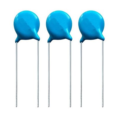 ROHM 470pF 1000V (1KV) Capacitor Cerâmico Tipo Disco para Alta Tensão