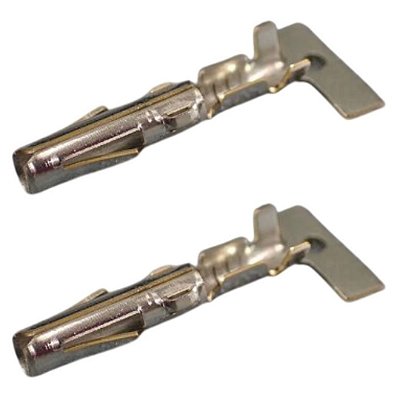 A10204BS-2 - Terminal Tubo Fêmea para Crimpagem de Cabos 0.32–0.82mm²