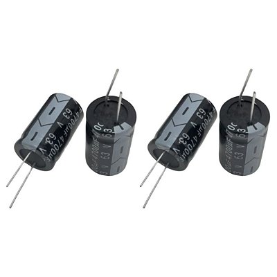Capacitor Radial 4700µF 63V 85°C – Alumínio Eletrolítico