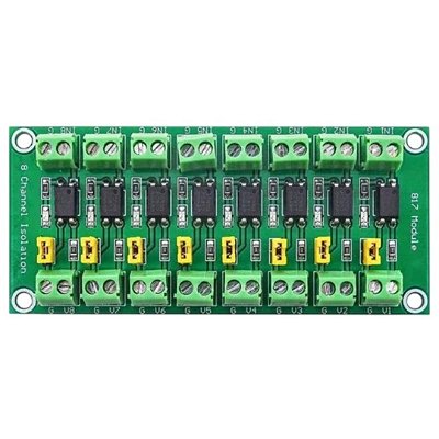 Módulo de Isolação Óptica 8 Canais com Optoacoplador PC817