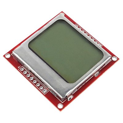 Tela LCD Gráfica 84x48 Nokia 5110 – Interface SPI para Arduino