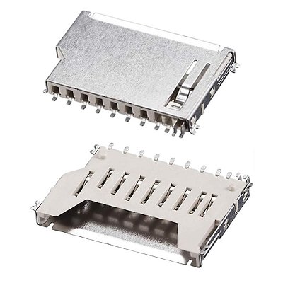 Conector Slot SD/MMC 11 Pinos Montagem em PCB - SP07001BB00 DR182620