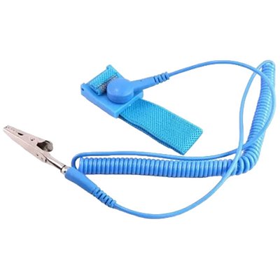 ESD Wrist Strap Azul Pulseira Anti-Estática com Cabo 1,5M