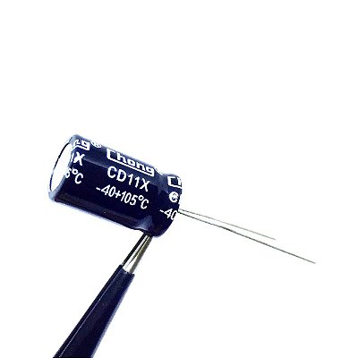 Capacitor 470µF 35V 105°C Radial Alumínio Ø10x17mm